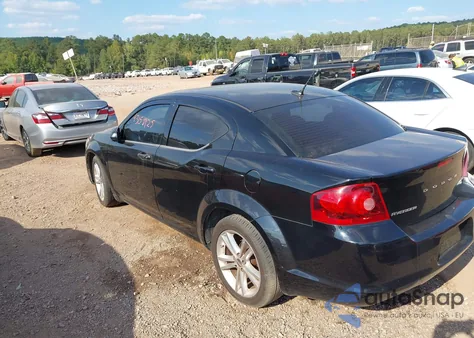 2013 Dodge Avenger Sxt z USA, uszkodzony, nr VIN 1C3CDZCB5DN652306